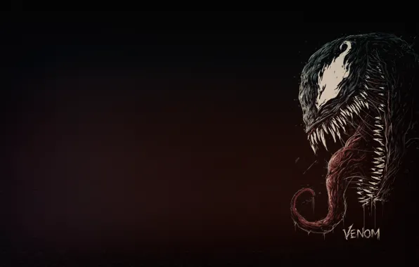 Language, Teeth, Marvel, Venom, Venom, Symbiote, Creatures, by Bogdan Timchenko