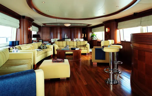 Design, style, interior, yacht, salon, Suite