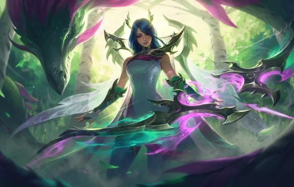 Picture Girl, lol, League of Legends, Ashe, League Of Legends, Riot Games, Ash, Ashe skin