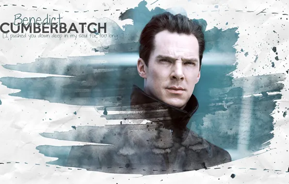 Abstraction, art, Benedict Cumberbatch, Benedict Cumberbatch, Star Trek Into Darkness, by elnarseltaair