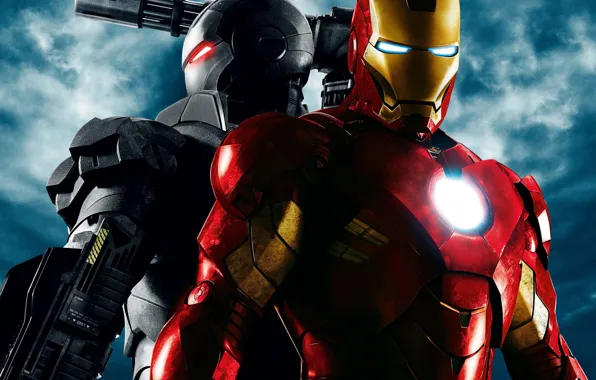 Picture metal, weapons, movie, Iron man 2
