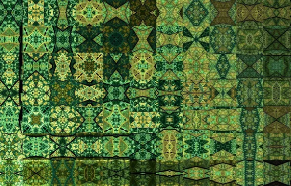 Picture abstraction, patterns, texture, green