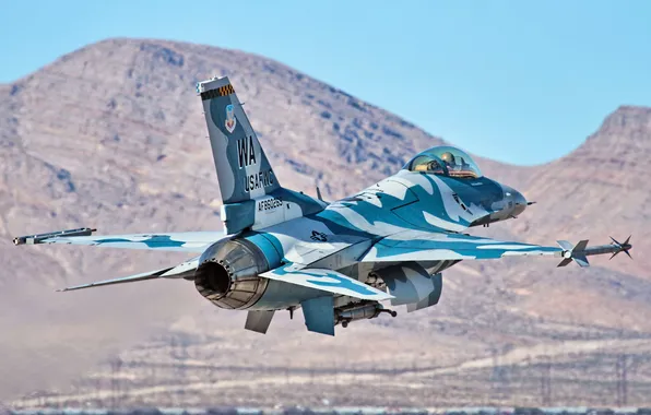 Picture weapons, the plane, F-16