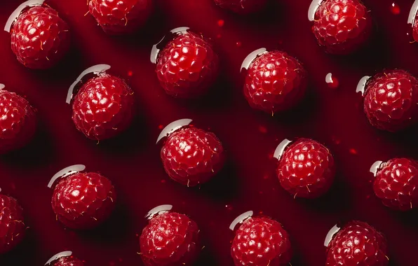 Berries, raspberry, Shine, jam, jam, AI art, neural network