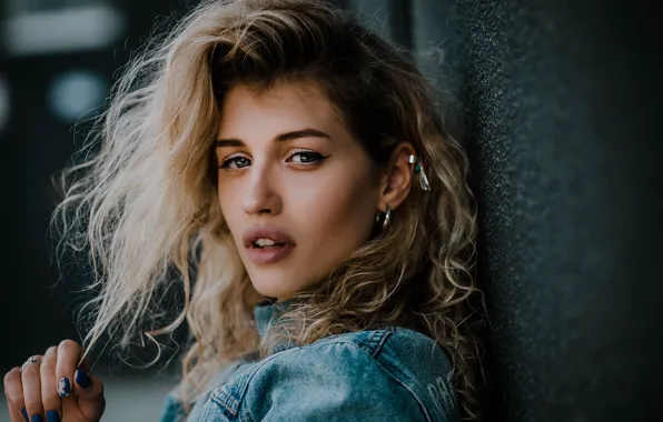 Look, girl, decoration, hair, nails, Daria, Maxim Grachev
