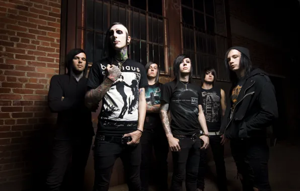 Picture metalcore, post-hardcore, Motionless In White, MIW