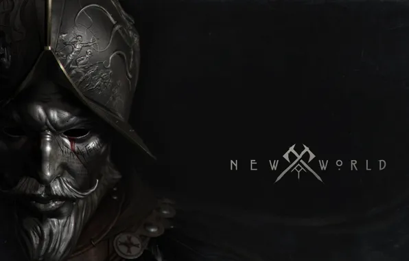 Axe, blood, armor, pearls, New World