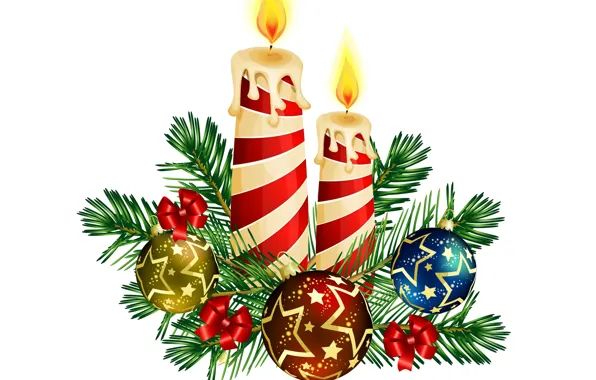 Picture background, new year, candles