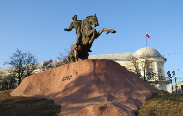 Hero, monument, Russia, Russia, the story of the hero, 13, Evpatiy Kolovrat, the white race