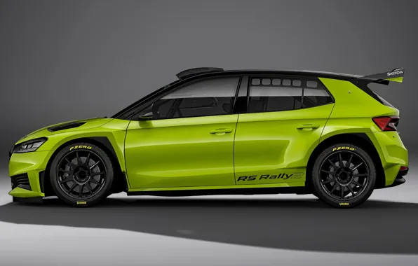 Picture side view, Skoda, 2022, Rally2, Fabia RS