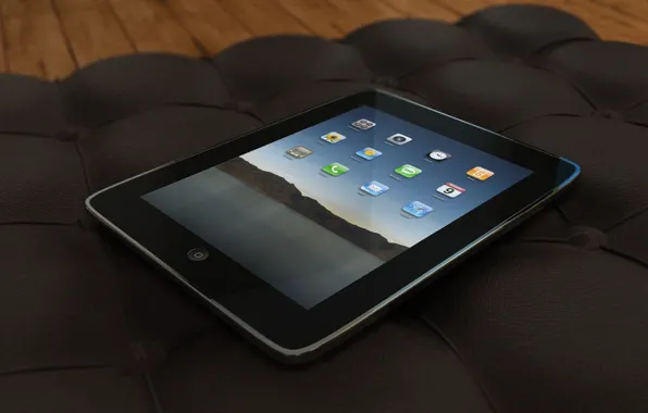 Sofa, apple, tablet, ipad, the iPad