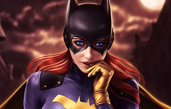 Eyes, fiction, mask, hero, Batman, Gotham City, Batgirl City