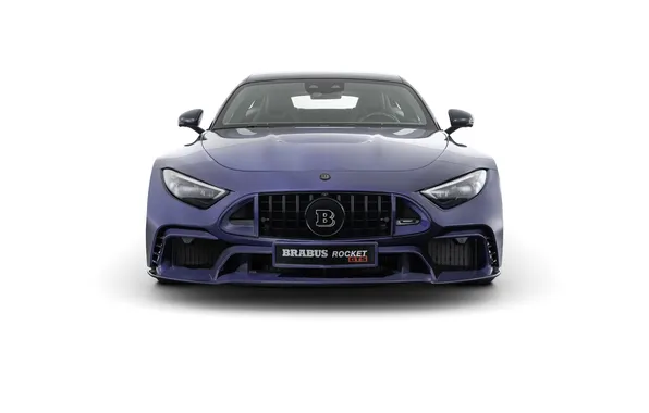White background, Brabus, limited edition, hybrid hypercar, Deep Blue, hybrid hypercar, Mercedes-AMG SL 63 S …