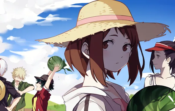Anime, art, Boku no Hero Academy, My hero Academy