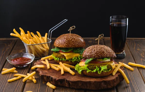 Hamburger, potatoes, free, Fast food, Burger, Pepsi-Cola, Kamran Aydinov