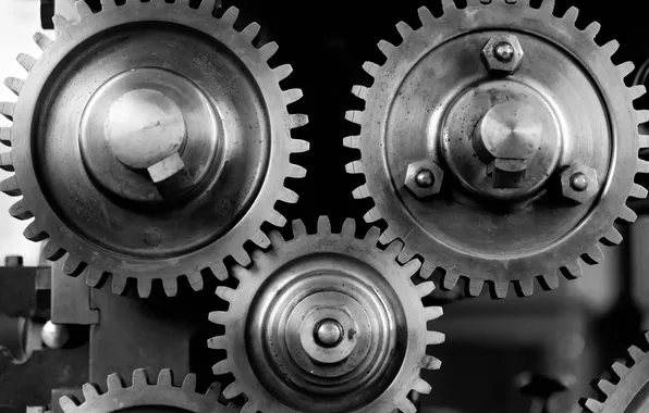 Metal, gears, mechanics