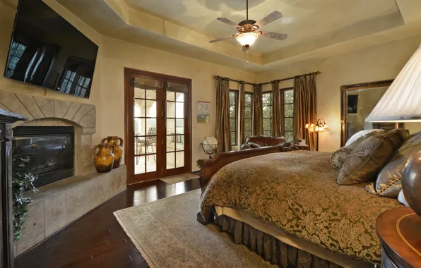 Picture room, style, interior, Villa, bedroom, design