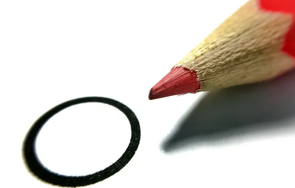 Picture macro, round, pencil