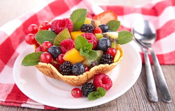 Picture raspberry, kiwi, fruit, BlackBerry, fruit, blackberry, berries, raspberry