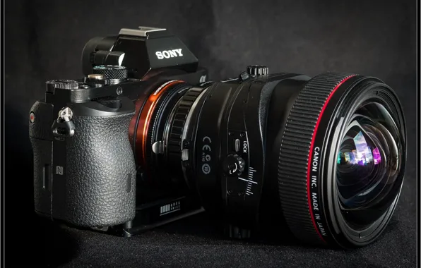 Picture camera, lens, Sony, Sony Alpha A7R