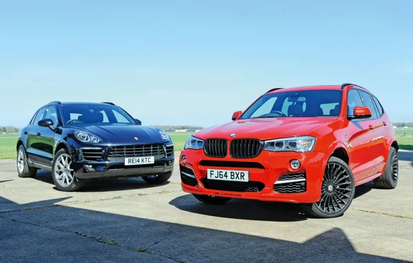 BMW, Porsche, BMW, Porsche, Alpina, 2014, Alpina, Macan