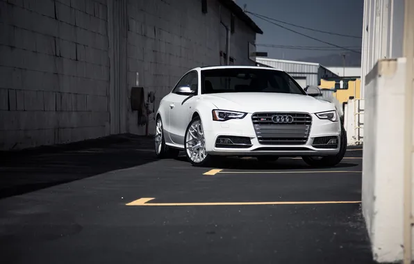 White, Audi, Audi, before, white, Front