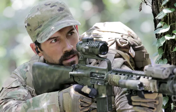 Picture weapons, form, mercenary, Scott Edkins, Scott Adkins, Wolf Warrior, War wolves