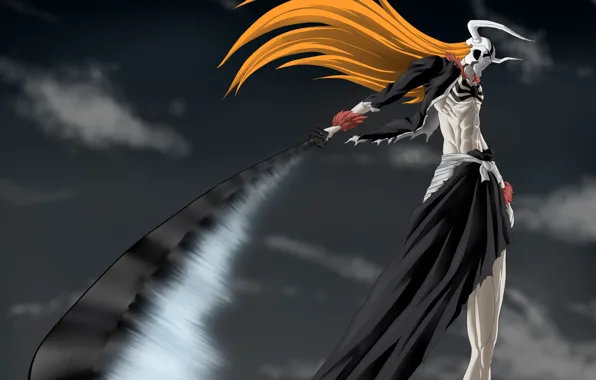 Picture weapons, wave, sword, bleach, empty, Ichigo