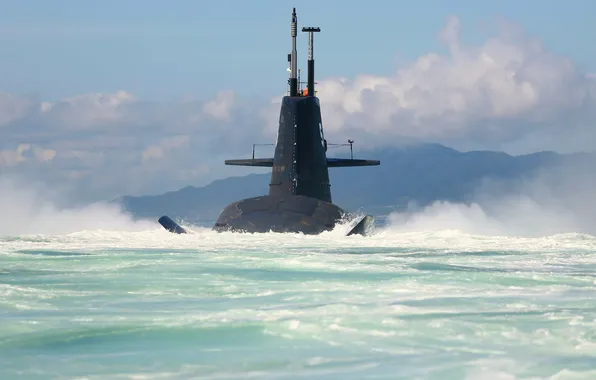 Japan, submarine, S-516, JS Raigel