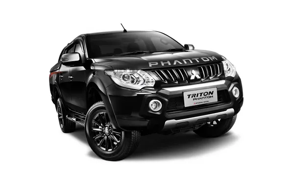 White background, Mitsubishi, pickup, Mitsubishi, Triton, Triton