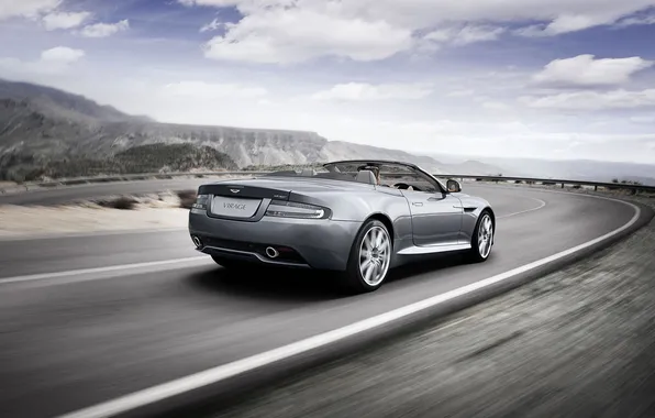 Picture road, silver, speed, Virage
