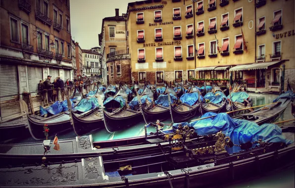 Picture street, building, Italy, Venice, Italy, street, gondola, Venice