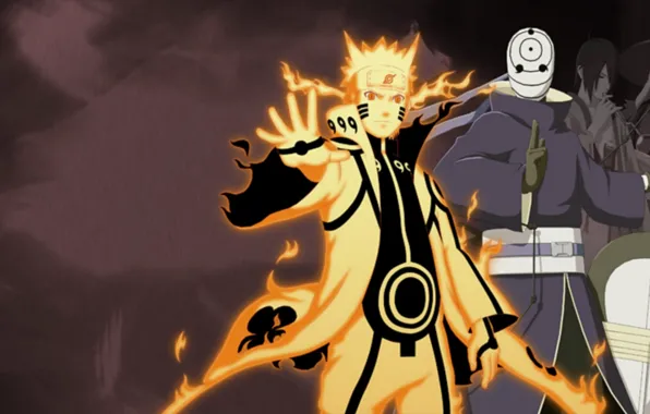 Naruto, Toby, Madara, Upholstered, chakra nine-tailed