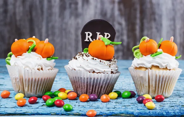 Candy, cake, cake, cream, dessert, sweet, decor, cupcake