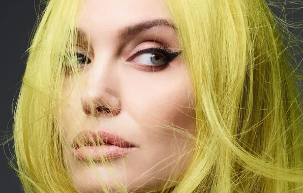 Close-up, portrait, makeup, actress, Angelina Jolie, Angelina Jolie, hairstyle