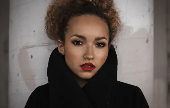 Eyes, girl, face, background, hair, lipstick, lips