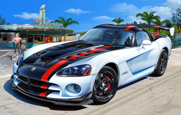 USA, Dodge Viper, SRT 10, ACR, Sports car