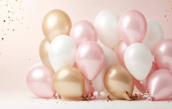Balls, balloons, holiday, balls, Shine, sequins, Christmas, New year