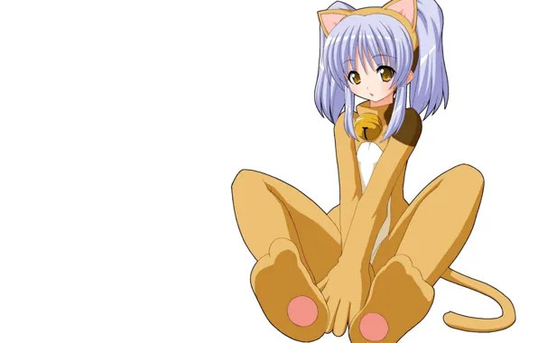 Anime, girl, ears, ponytail, APR