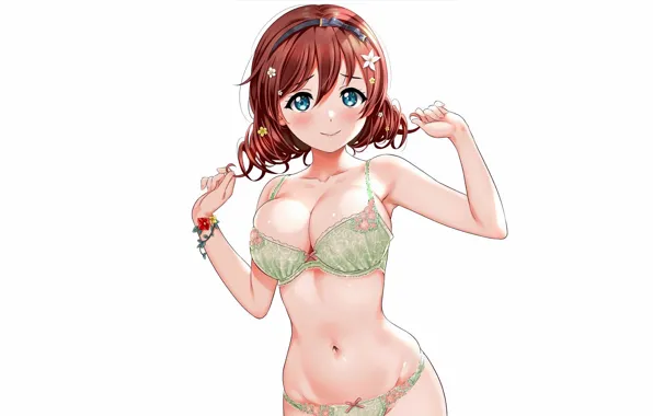 Picture girl, sexy, lingerie, bra, cleavage, panties, boobs, anime