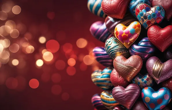 Love, lights, holiday, heart, Shine, heart, hearts, heart
