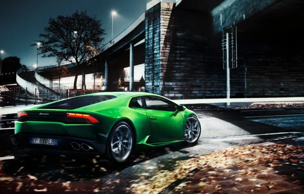 Picture Lamborghini, Green, Lamborghini, Green, Huracan, Huracan, LP610-4