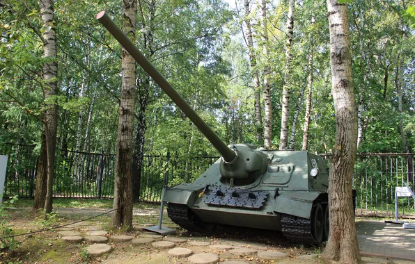 Trunk, Moscow, USSR, SAU, SU-100, Poklonnaya Gora, The Museum of G.O.R.A.