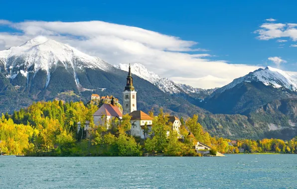 Lake, Slovenia, Bled castle