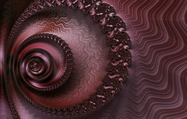 Abstraction, spiral, fractal