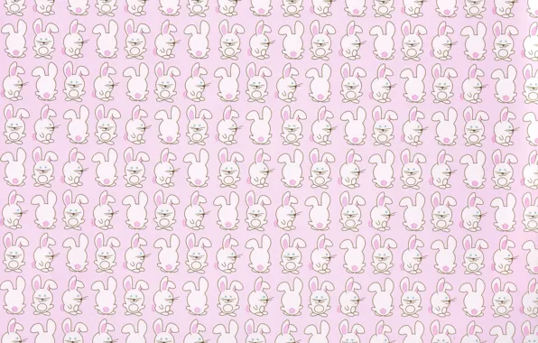 Texture, rabbits, patterns