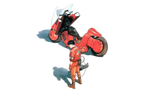 Bike, cyberpunk, Tatsuo, Otomo Katsuhiro, akira
