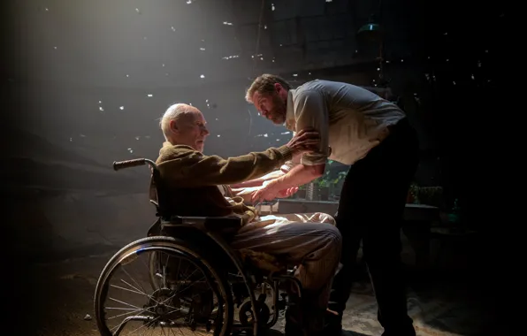 Picture Logan, friends, Logan, Hugh Jackman, Wolverine, Patrick Stewart, Professor Xavier