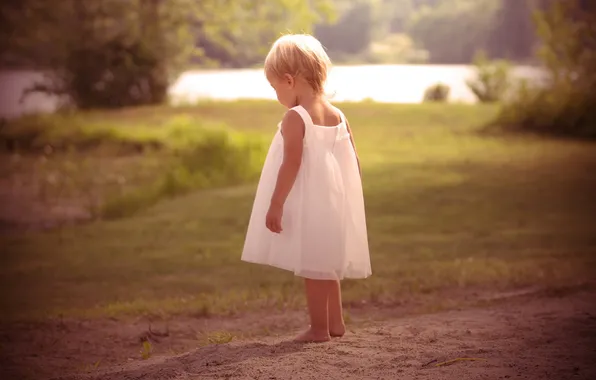 Background, mood, girl