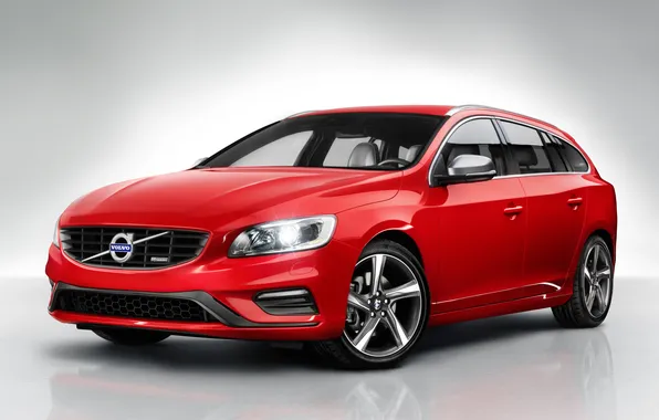 Auto, Volvo, front view, Volvo, V60, R-design